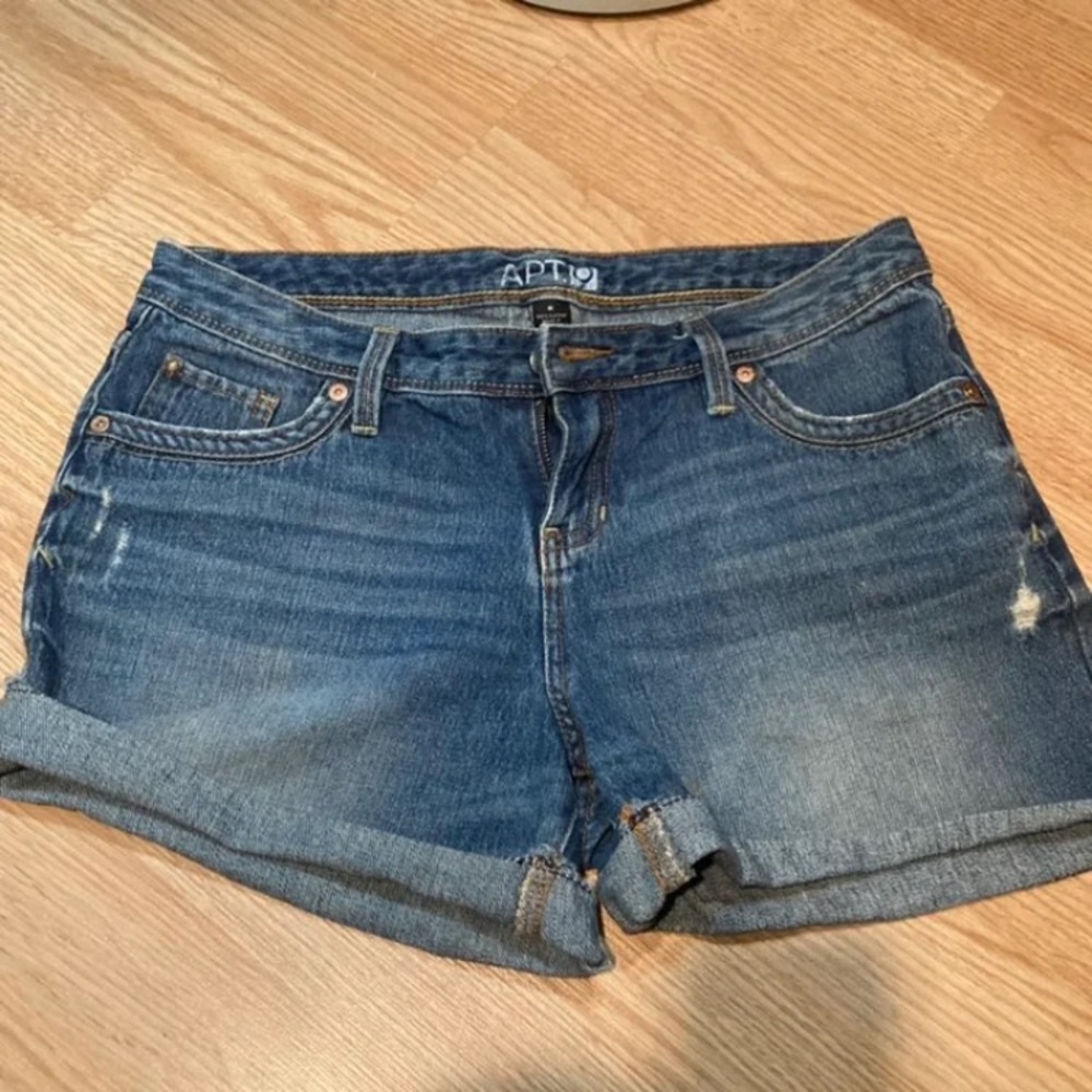 Apt 9 Denim Jean Shorts 6